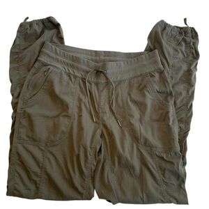 The North Face Women’s Aphrodite 2.0 Olive Green Drawstring Hiking Pants size L